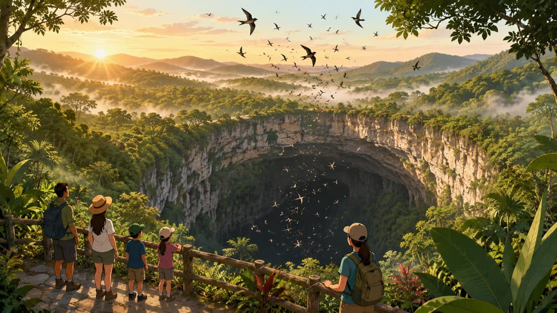 Tour al Sótano de las Golondrinas: amanecer, horarios y qué revisar